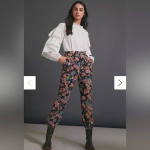 Anisa Floral Corduroy Joggers size xs